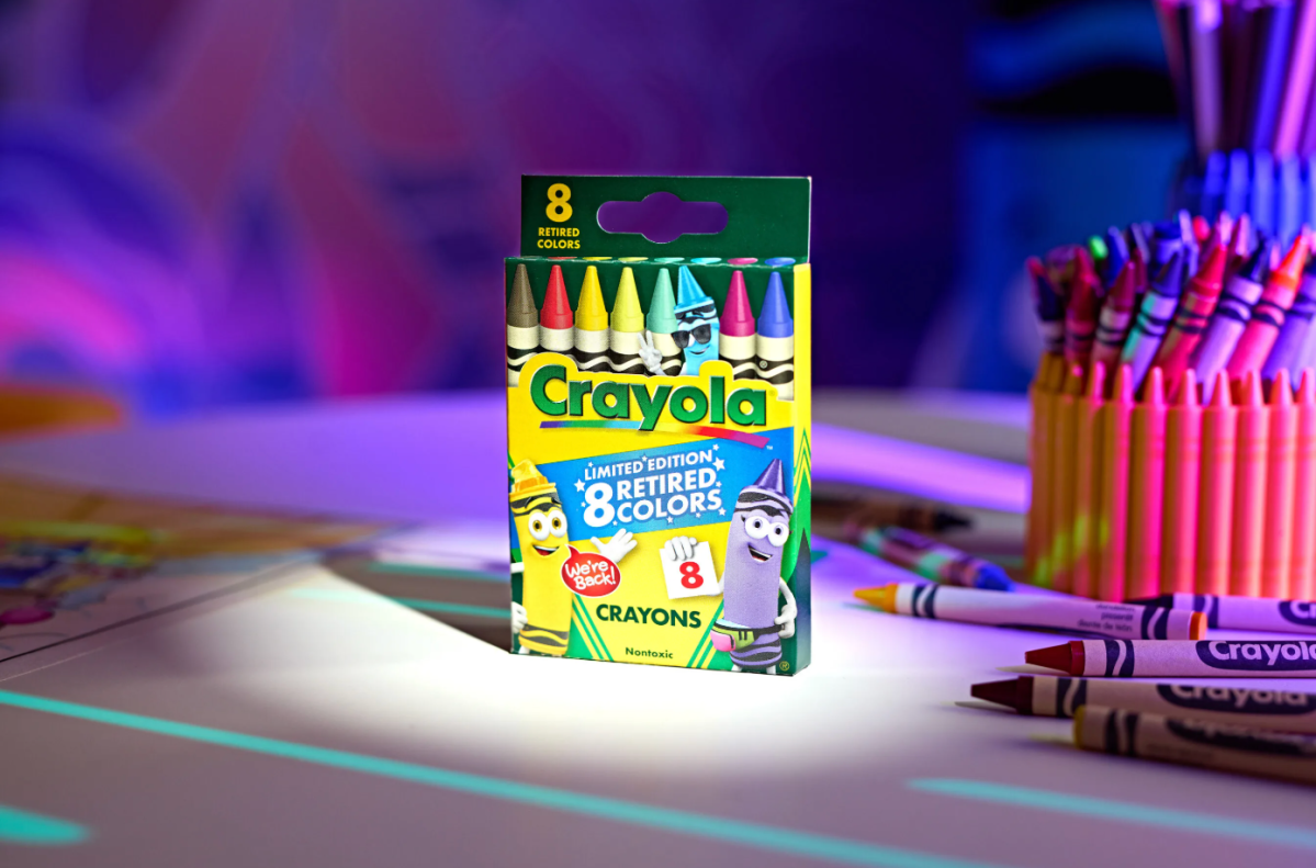 Crayola is releasing a box of retired colors for a limited time.